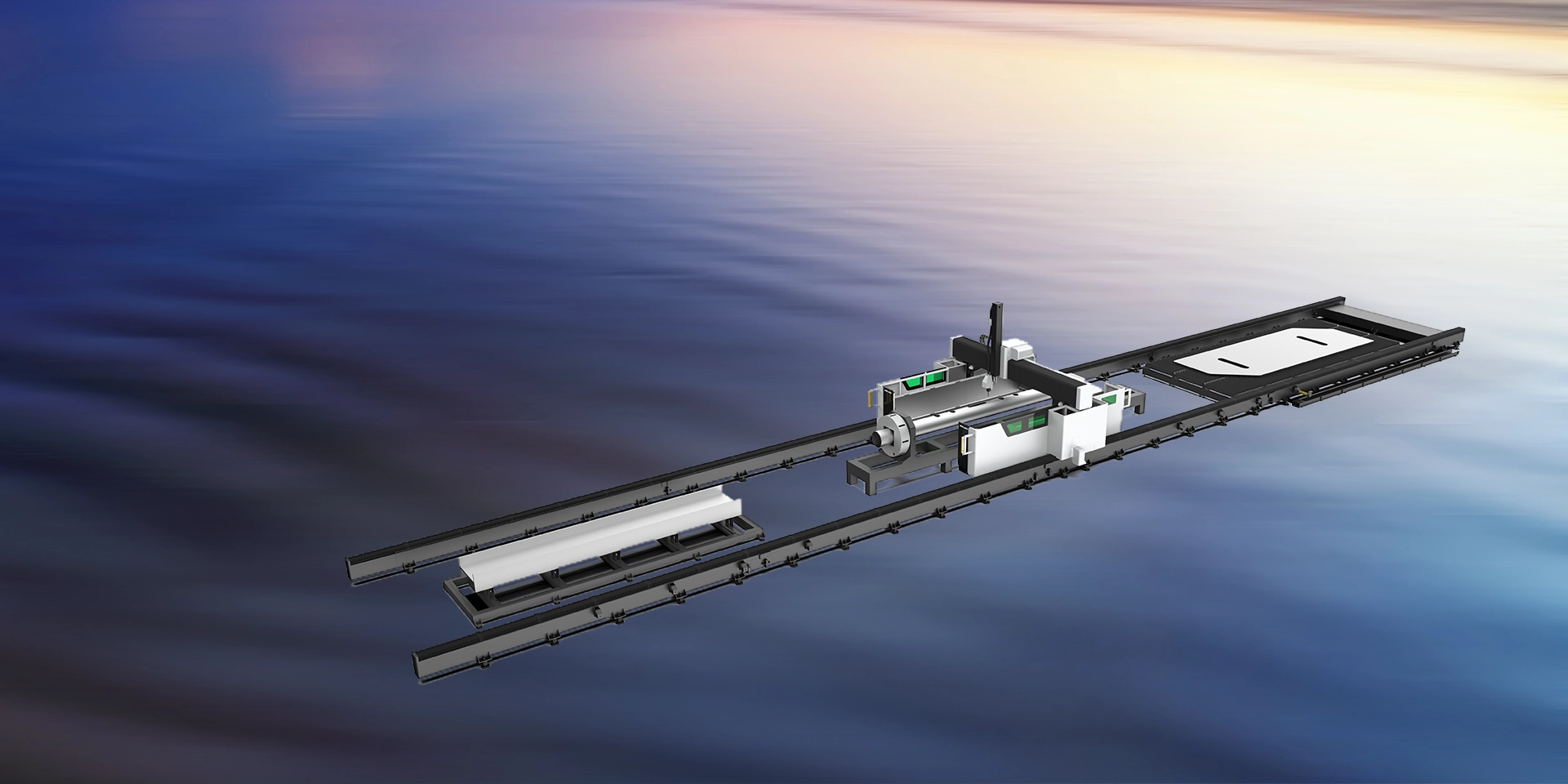 Mesin Pemotong Laser Fiber Seluruh Dalam Satu