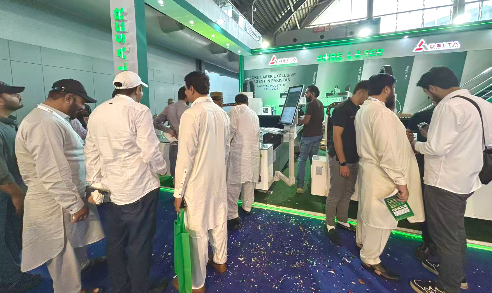 AORA Laser Membina Sambungan Utama di Pakistan Industrial Expo 2025.png